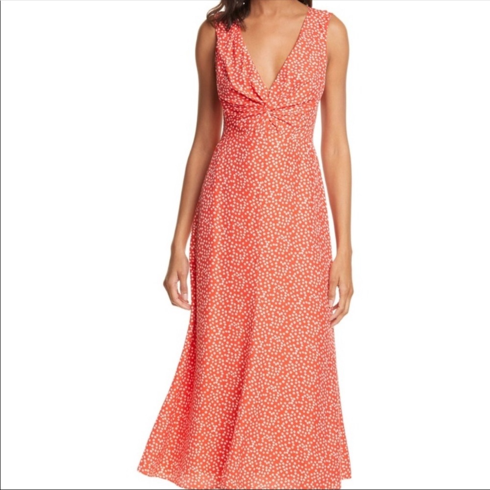 Rebecca Taylor Malia Floral Long Romantic Dress